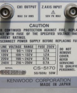 Alternative view of OSCILLOSCOPE,100MHz, Japan